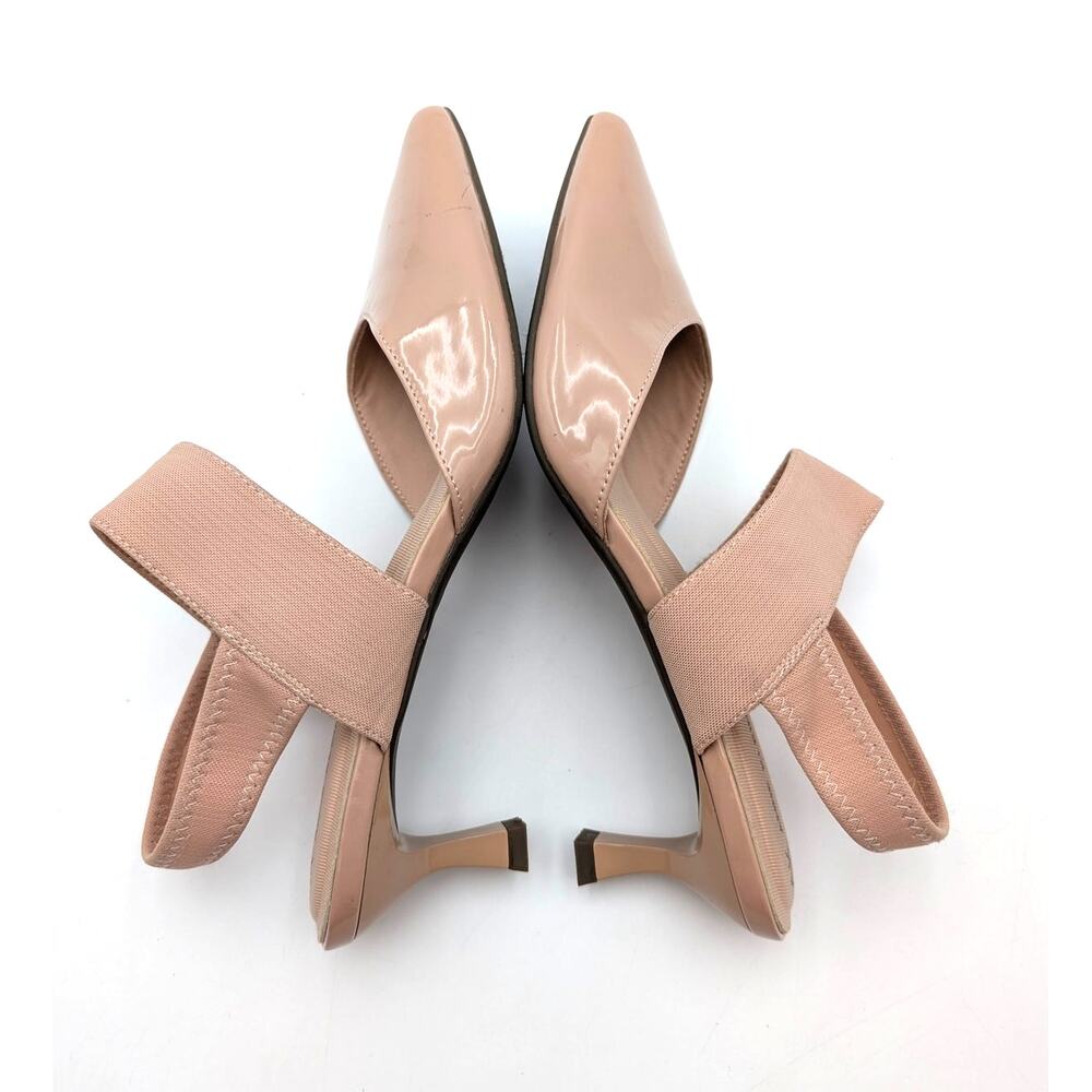 Anne Klein Izel Pointed Toe Kitten Heel Pump Women's Beige Size US10M EU40.5 - Picture 9 of 11